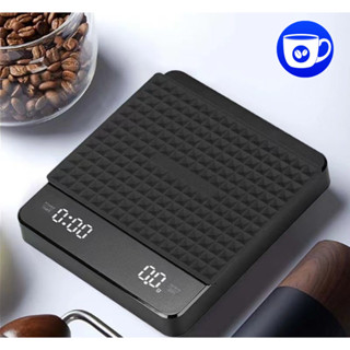BlueBird เครื่องชั่งกาแฟดิจิตอล จับเวลา ชาร์จไฟได้ จอLED ระบ…