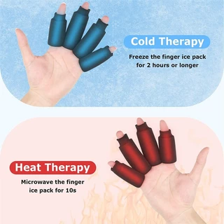 เจลประคบนิ้วแบบสวม Hot & cold Finger 4ชิ้น/แพ็ค