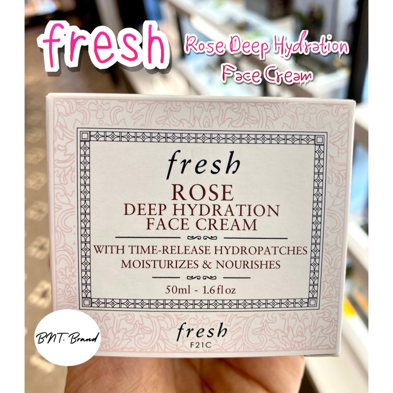 ใช้โค้ดลดสูงสุด 20% (แท้100%จากKing Power) Fresh Rose Deep Hydration Face Cream 50/100 ml.(กรุณาสอบถามก่อนสั่งชื่อค่ะ)