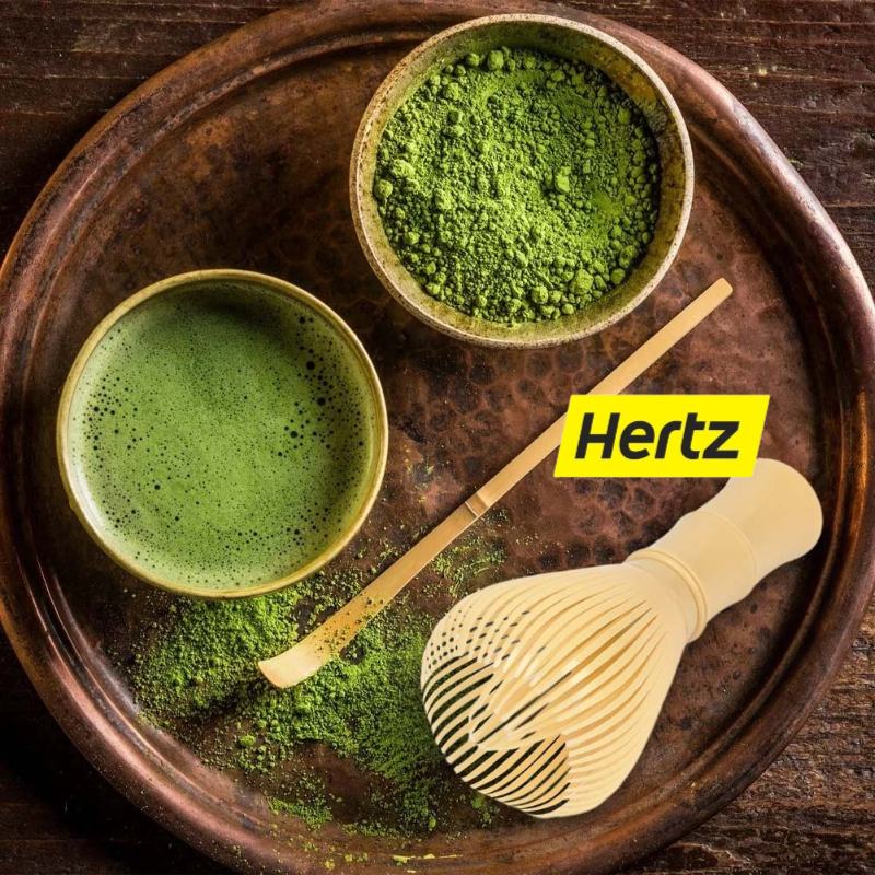 Hertz Cafe แปรงชงชาเรซิ่น สำหรัยชงชาเขียวมัทฉะ(Matcha Whisk Chasen) อุปกรณ์ชงมัทฉะญี่ปุ่น