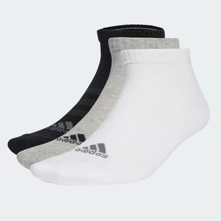 Adidas ถุงเท้า 3 คู่ Cushioned Low-Cut Socks IA3943 IA3944 IA3945 IC1335 IJ8241 - แท้/ป้ายไทย