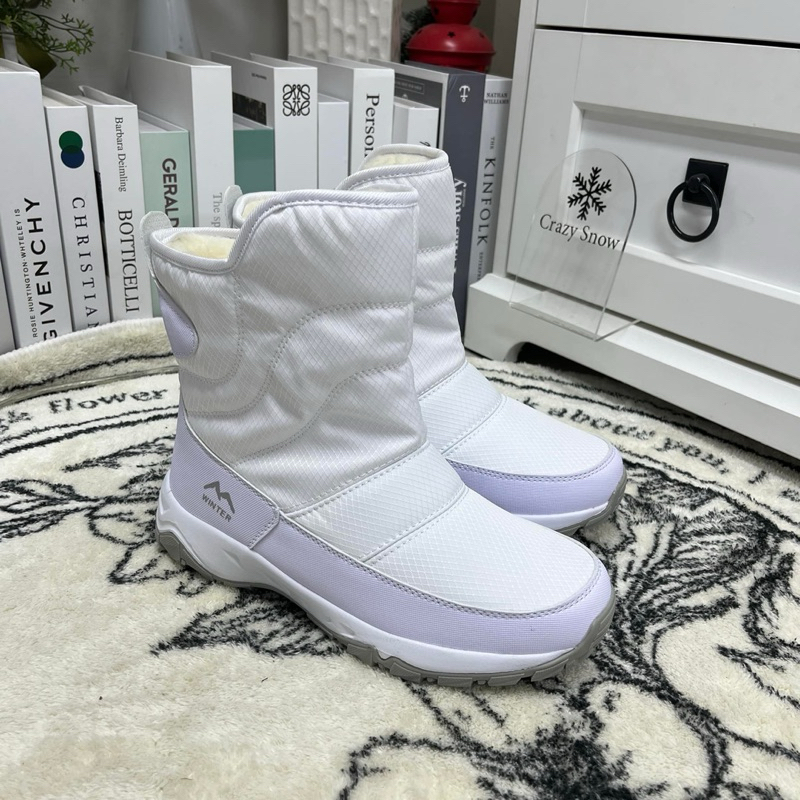Crazy Snow บูทสั้นหน้ากว้างลุยหิมะ รุ่น Zipper Boots