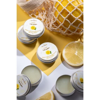 Lemon Lib Balm 10 g ลิปบาล์ม เลมอน ปากชุ่มชื่น ไม่ใส่น้ำหอม essential oil lemon
