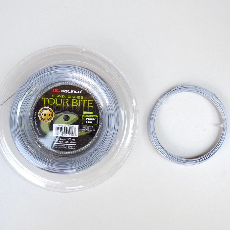 เอ็นเทนนิส Solinco Tour Bite Soft 16L/17 เข้าได้กับทุกไม้