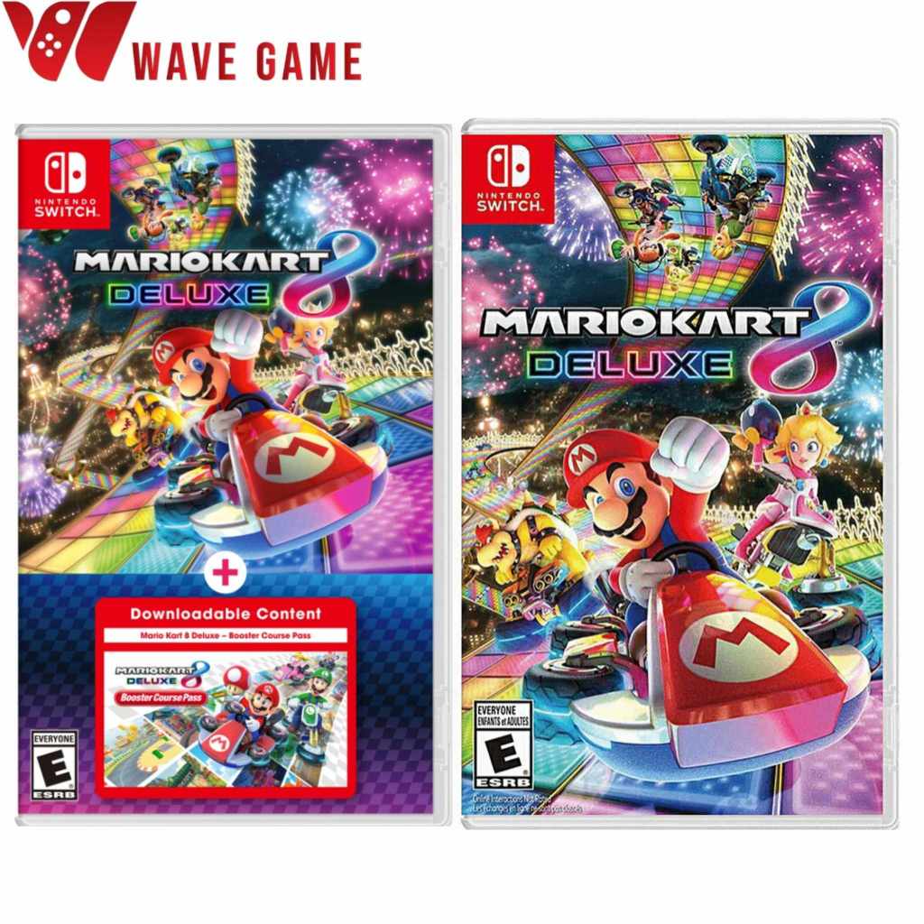 nintendo switch mario kart 8 deluxe / mario kart 8 deluxe +booster course pass ( english asia )