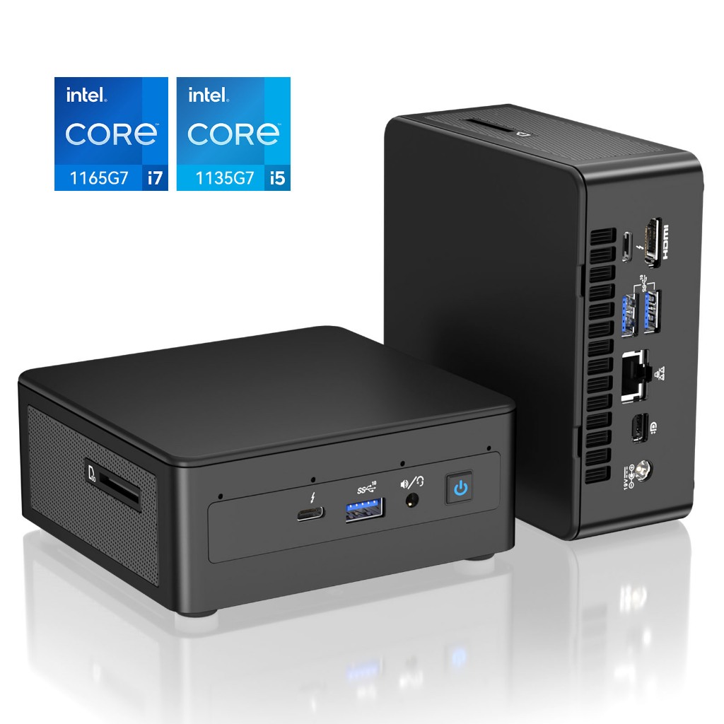 Intel NUC 11 NUC11PAHI5 Panther Canyon Mini PC, i5-1135G7, 16GB RAM, 512GB SSD, Mini Computers Windo