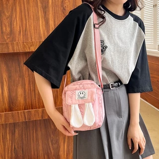 กระเป๋าสะพายข้างสำหรับผู้หญิงน่ารักมี 5สีให้เลือกbag045