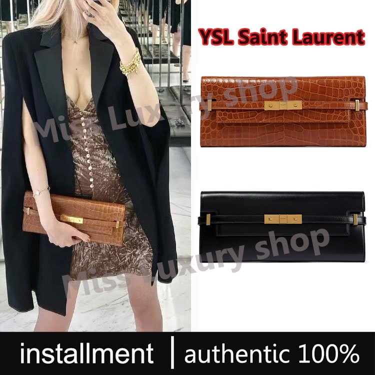 YSL Yves Saint Laurentกระเป๋าถือของแท้100%
