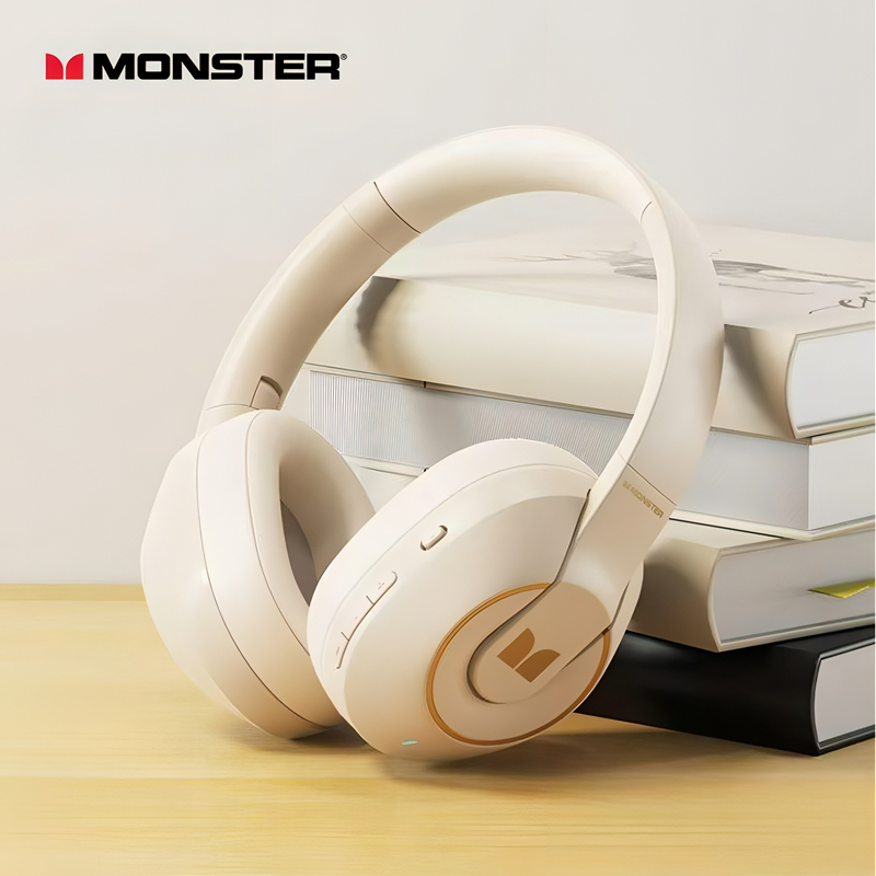 Monster XKH01 หูฟังไร้สายพับ ชุดหูฟังครอบหัว ซุปเปอร์เบส กันน้ำIPX5 คุณภาพเสียงดี สําหรับเล่นกีฬาเล่นเกมฟังเพลงมอนสเตอร์
