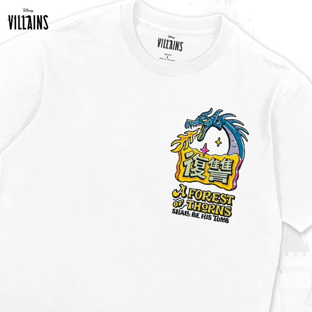 Power 7 Shop เสื้อยืดการ์ตูน "Maleficent" ลิขสิทธิ์แท้ DISNEY (TMX-025) — صورة 4