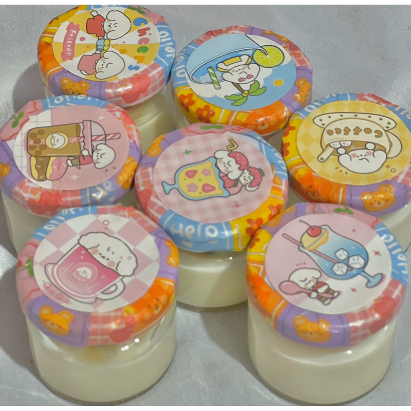 เทียนหอม เทียนหอมไขถั่วเหลือง เทียนหอมกระปุกแยม 30g Soy wax candle (พร้อมส่ง มีเก็บปลายทาง)