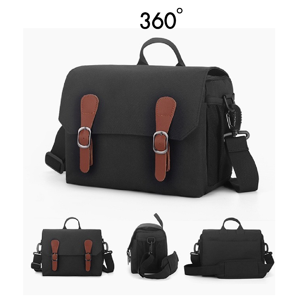 พร้อมส่ง กระเป๋ากล้อง สะพายไหล่ Camera Bag Dslr/Mirrorless กล้องดิจิตอล มิลเลอร์เลส Canon Nikon Sony
