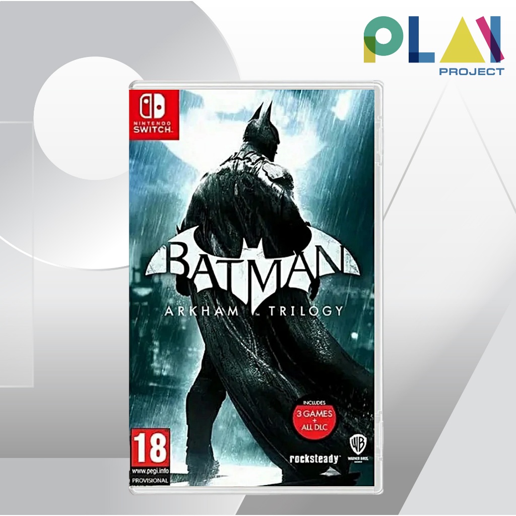 Nintendo Switch : Batman Arkham Trilogy [มือ1] [แผ่นเกมนินเทนโด้ สวิตช์]