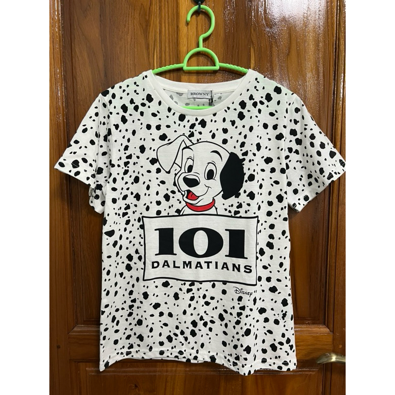 ⭐️ พร้อมส่ง ⭐️เสื้อยืด 101 Dalmatians แบรนด์ Browny