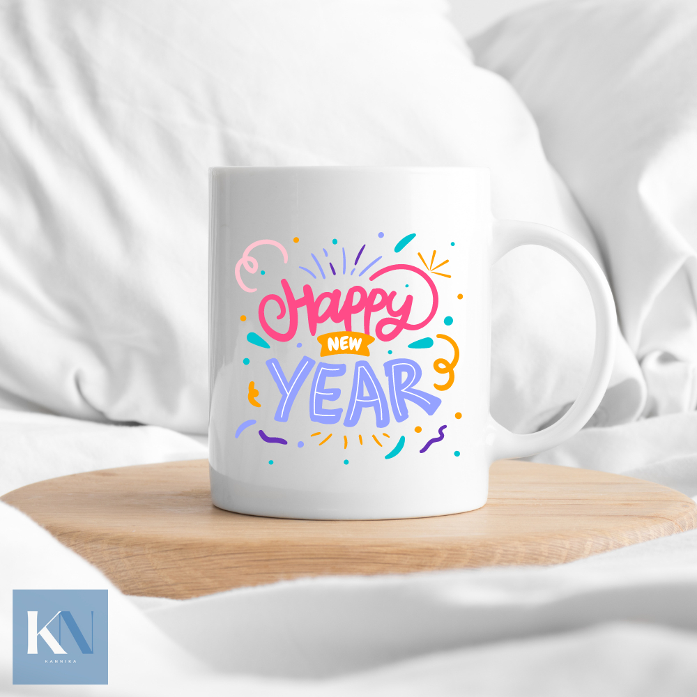 แก้วกาแฟ ของขวัญปีใหม่ Happy New Year 2024 11Oz