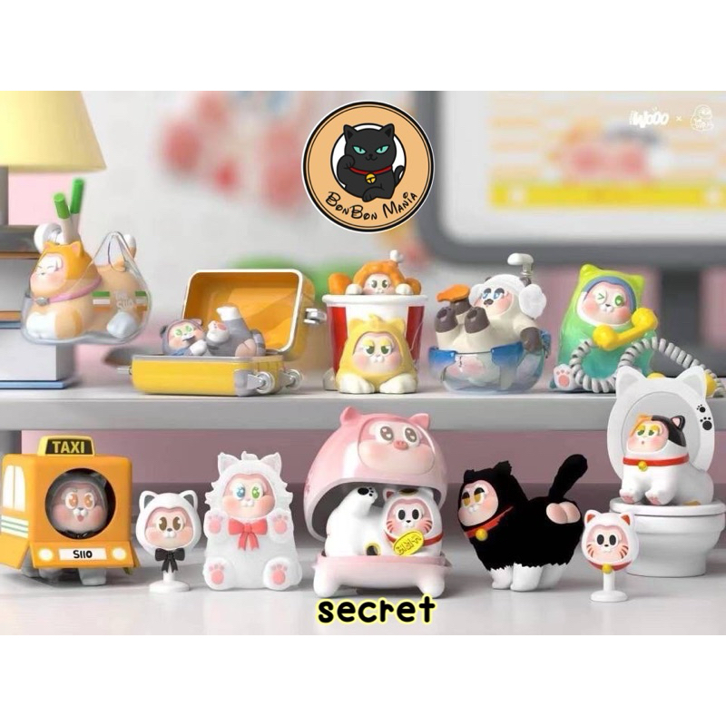 [แบบสุ่ม]🐱Hidden Wooo The SLLO Lost Cat series blind box set