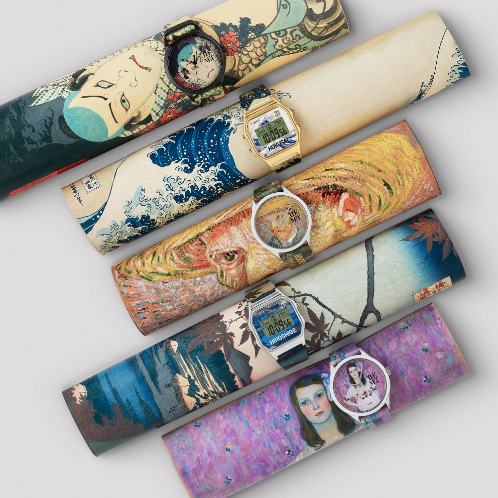 TIMEX TW2W25100 The MET Klimt นาฬิกาข้อมือผู้ชาย สายหนัง สีน้ำตาล หน้าปัด 40 มม.