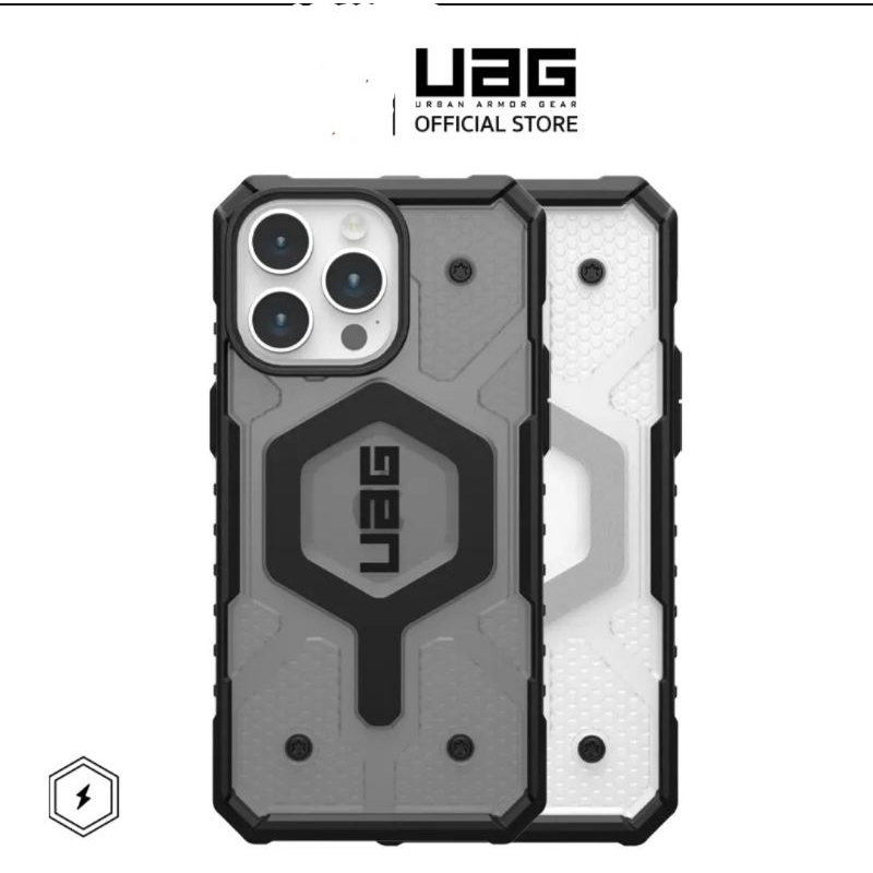 UAG เคส iPhone 11 12 13 14 15 Pro Max iPhone 14/15 Plus เคสกันกระแทก UAG Plasma Magnetic Feather-Light Rugged Back Cover