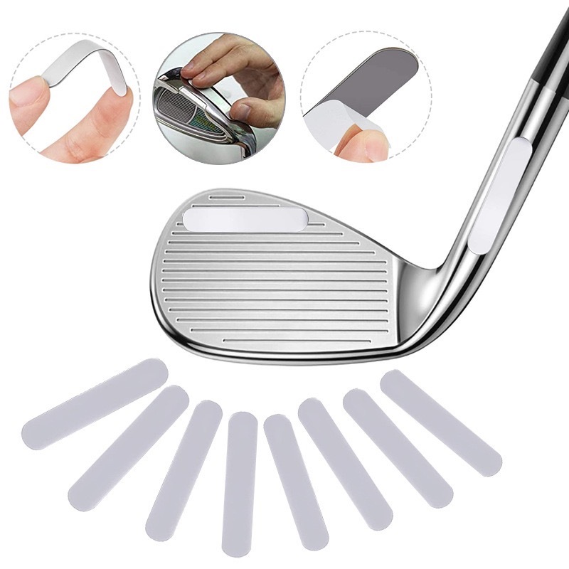 แผ่นตะกั่วติดไม้กอล์ฟ เทปกาวฝึกซ้อม (GEQ002) 1 แพค มี 10 ชิ้น เพิ่มน้ำหนักให้กับไม้กอล์ฟได้ดีมากขึ้น