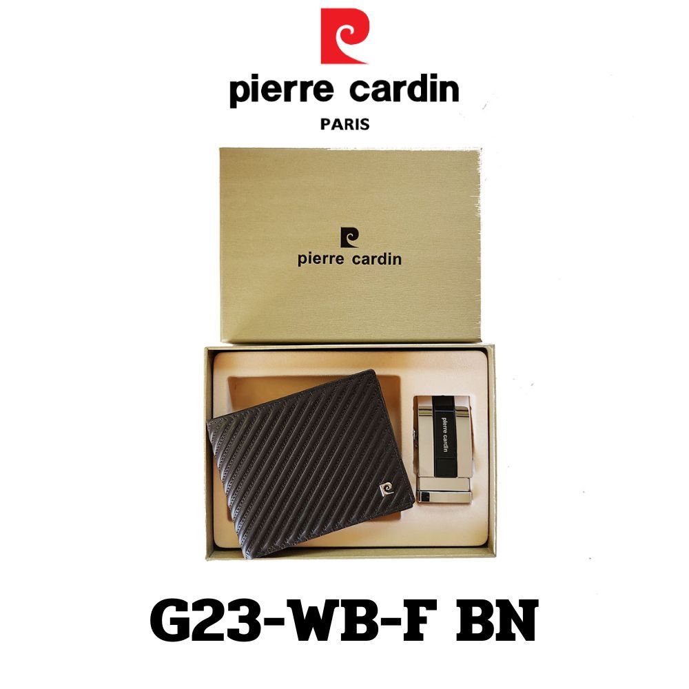 Pierre Cardin Gift set กิ๊ฟเซ็ทกระเป๋าธนบัตร+เข็มขัด รุ่น G23-WB-F