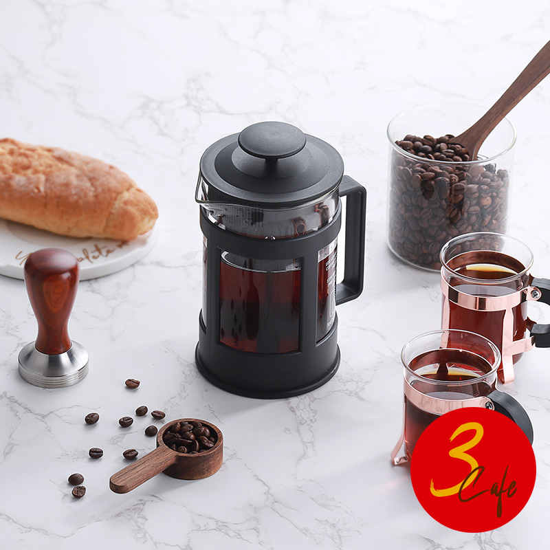 3cafe เหยือกชงกาแฟ french press กาชงชาแบบกด ความจุ 350/600ml