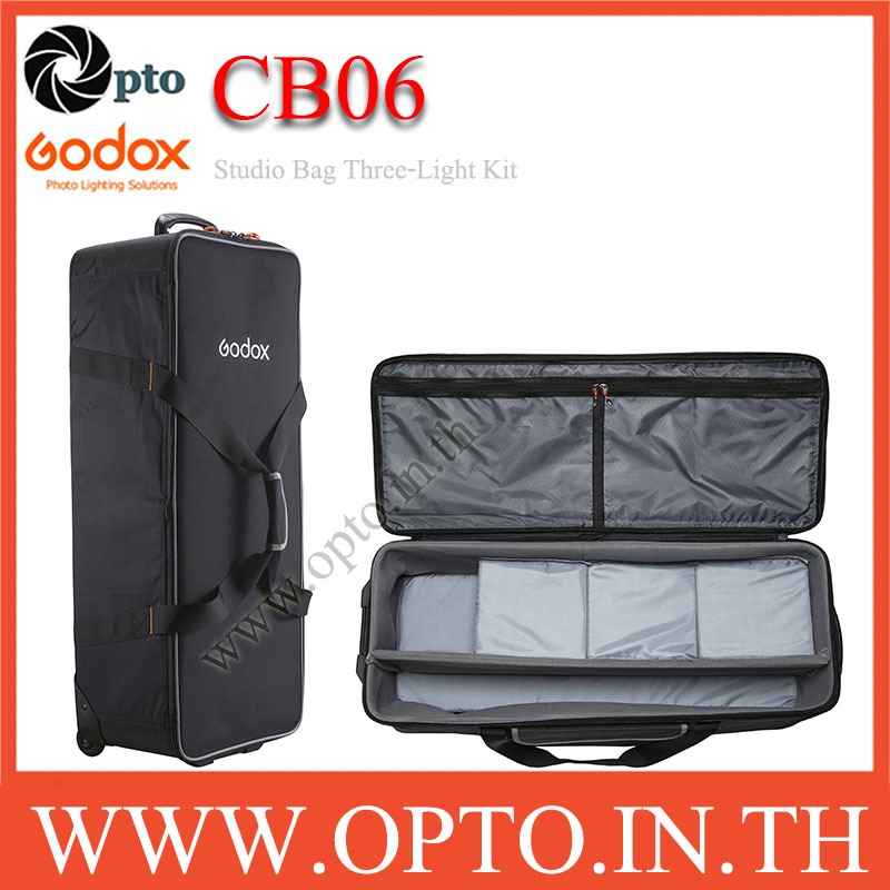 GODOX CB-06 Flash Studio Bag Hard Carrying Case with Wheels กระเป๋าล้อลาก สำหรับใส่แฟลช ไฟสตูดิโอ ขาตั้ง