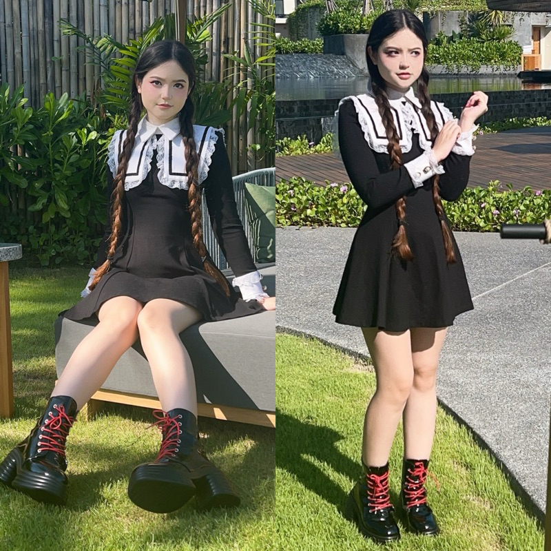 Wednesday Cosplay Dress