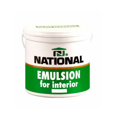 NATIONAL สีน้ำภายใน 383 (สีควันบุหรี่) 3.7ลิตร