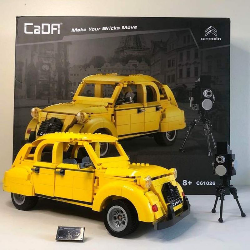 🚘ตัวต่อเลโก้รถCaDa Citroen 2CV