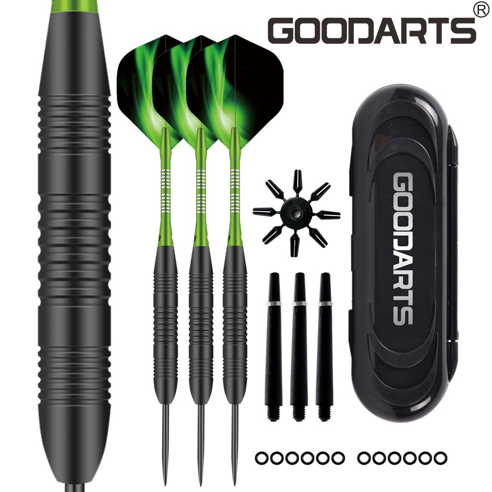 ProudNada Toy ลูกดอกปาเป้าเหล็ก, อะลูมินัมอัลลอย (3 ดอก+กล่อง) 23 กรัม GOODARTS DARTS