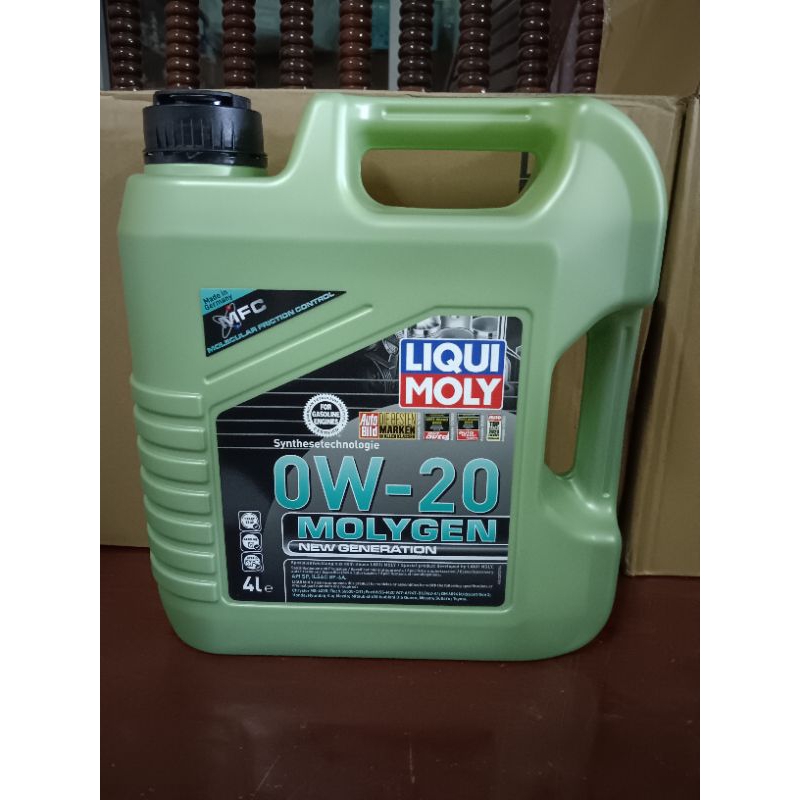 🔥ส่งฟรี 🎉แถมน้ำหอมติดรถ(สุ่มกลิ่น)+++ LIQUI MOLY MOLYGEN NEW GENERATION DPF  0W-20  (4ลิตร)