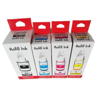หมึกเติม สำหรับเครื่อง canon GI-790 พรีเมี่ยม G1000/G2000/G3000 (สีดำ,ฟ้า,แดง,เหลือง)