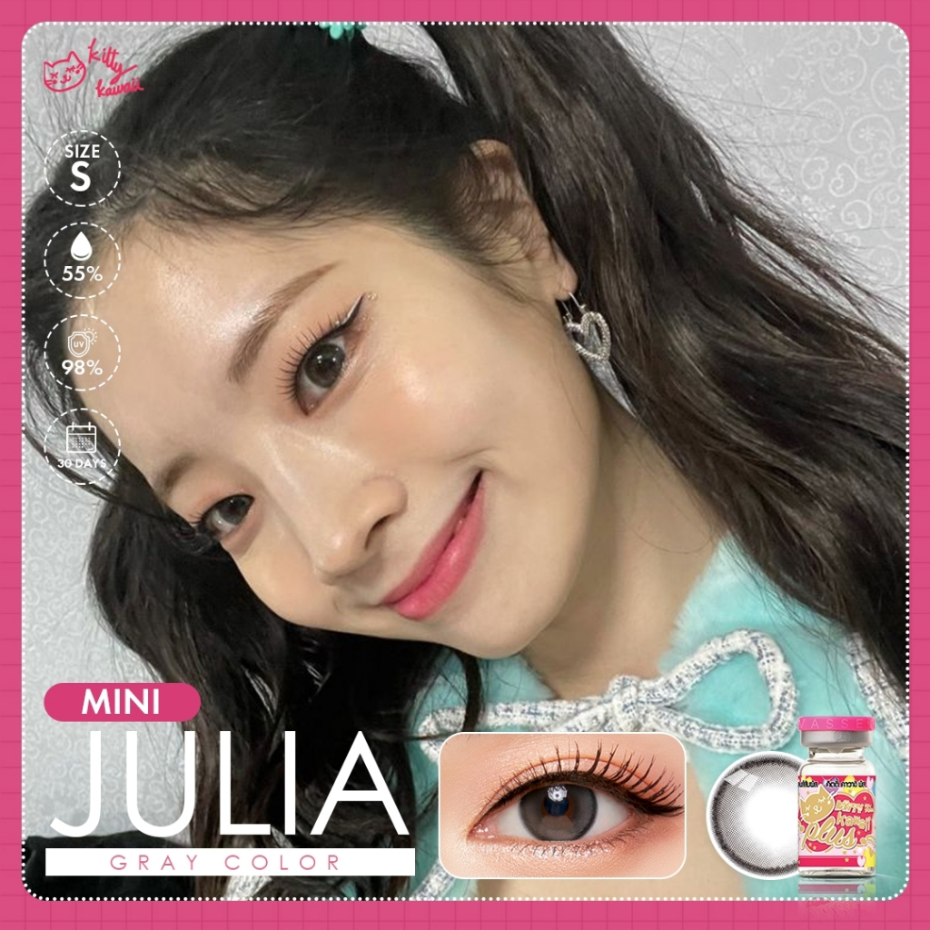 คอนเเทคเลนส์ Kitty kawaii mini julia gray (14.2)