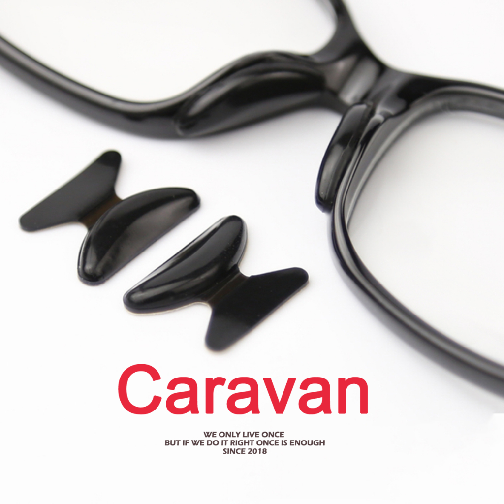 Caravan Crew Glasses nose pad ซิลิโคนแป้นจมูก แป้นจมูก แว่นตา แป้นรองจมูก แป้นจมูกซิลิโคน ซิลิโคนติดกันลื่น เจลจับที่รอง