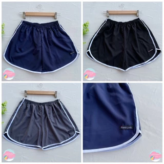 < XL > กางเกงขาสั้นสาวอวบไซส์ใหญ่ ทรงเลดี้สปอร์ต ขากว้าง ไหมอิตาลี่ ใส่นอน อยู่บ้าน ออกกำลังกาย By A.COSMET