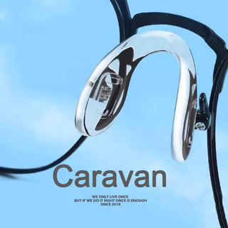 Caravan Crew U type nose pad Silicone แป้นจมูกแว่นตา แป้นจมูกซิลิโคน แป้นรองจมูก ซิลิโคนแท้