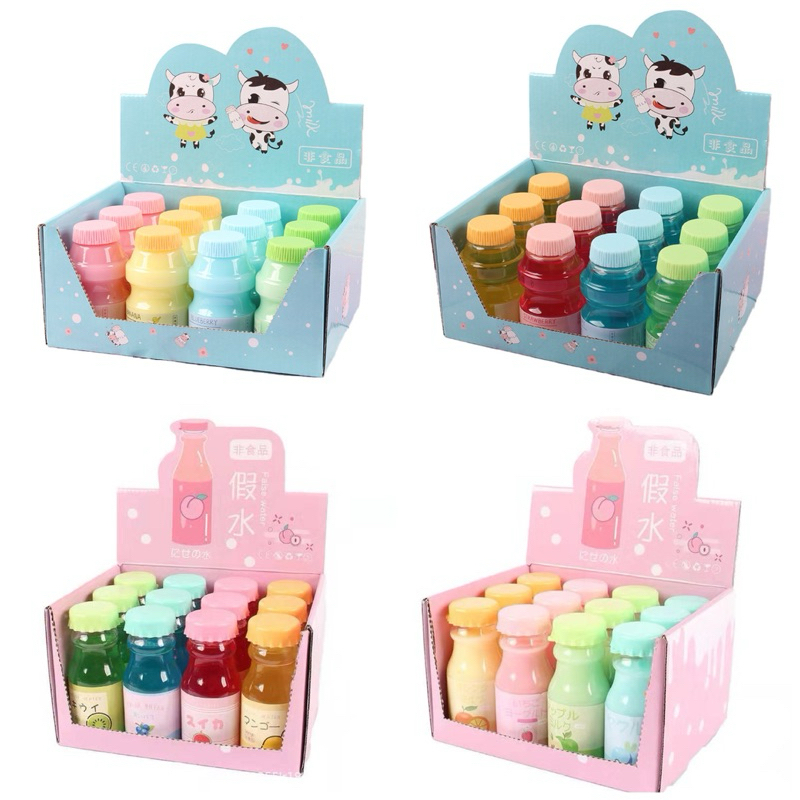 ราคาส่งยกกล่อง!! สไลม์เกาหลี สไลม์ยาคู น้ำลายเอเลี่ยน ยกกล่อง นมเปรียว น้ำผลไม้ น้ำหวาน