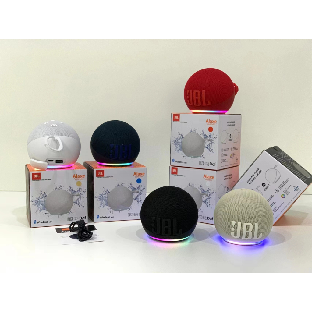 ลำโพงWireless Speakerรุ่น Alaxe M88 มีไฟสีสันสดใส RGB ด้านล่าง