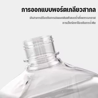 ขวดกดน้ำเชื่อม ขวดแก้วปั้มน้ำเชื่อม 1100ml ขวดพลาสติกปั้มน้ำเชื่อม 1600ml[MANCAFE]