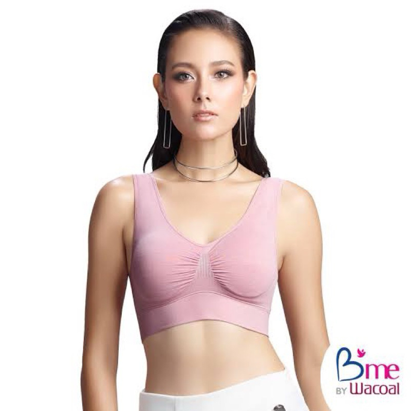 วาโก้ B'ME BY WACOAL เสื้อชั้นใน บีมี SEAMLESS แบบสวมหัว ไร้โครง รุ่น ME1085