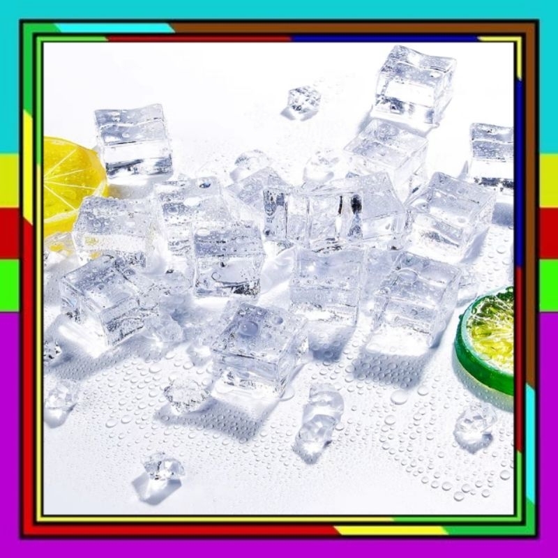 น้ำแข็งปลอม​ พรอพถ่ายรูปสินค้า