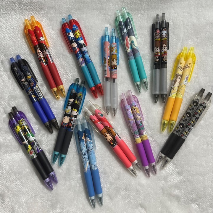 ปากกาลูกลื่นหมึกน้ำเงิน 0.5 ลายการ์ตูนน่ารัก