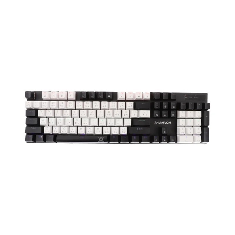 NUBWO-X KEYBOARD (คีย์บอร์ด) X62 RHIANNON WHITE/BLACK- RED-SWITCH - A0156196