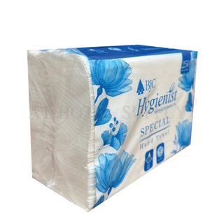 กระดาษเช็ดมือ แบบแผ่น ยี่ห้อบีเจซี สเปเชียล2ชั้น 250แผ่น*24(ยกลัง) BJC HYGIENIST SPECIAL