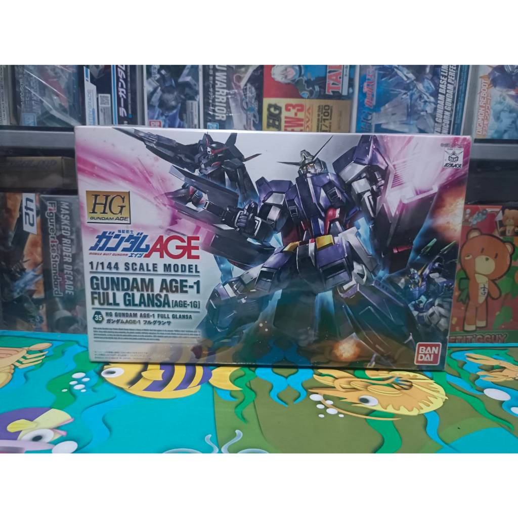 (มือ1)  HG 1/144 : Gundam AGE-1 Full Glansa