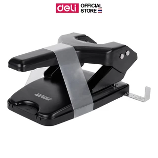Deli 0160 Heavy Duty Punch เครื่องเจาะรูกระดาษ 60 แผ่น รุ่นประหยัดแรง ตุ๊ดตู่ เครื่องเจาะ เครื่องเจาะกระดาาษ