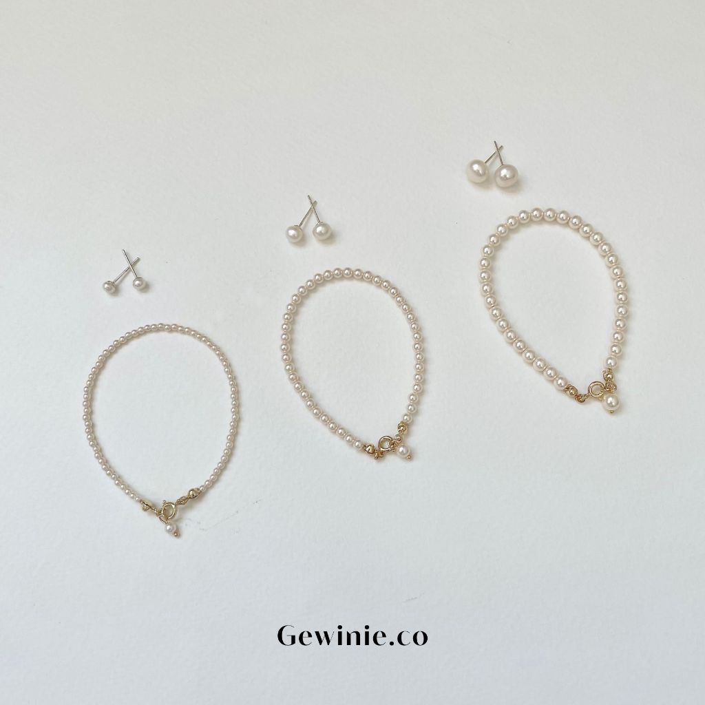 Gewinie.co - Pearl Bracelet สร้อยข้อมือ ไข่มุก