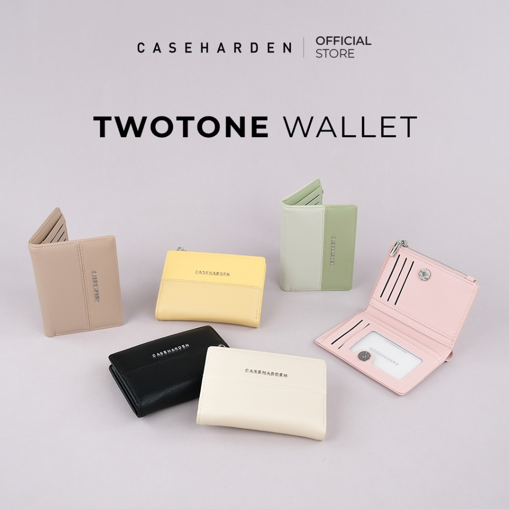(ใช้โค้ด:10DDHBD12ลด49.-) Caseharden Twotone Wallet กระเป๋าสตางต์ใบสั้น [Twotone