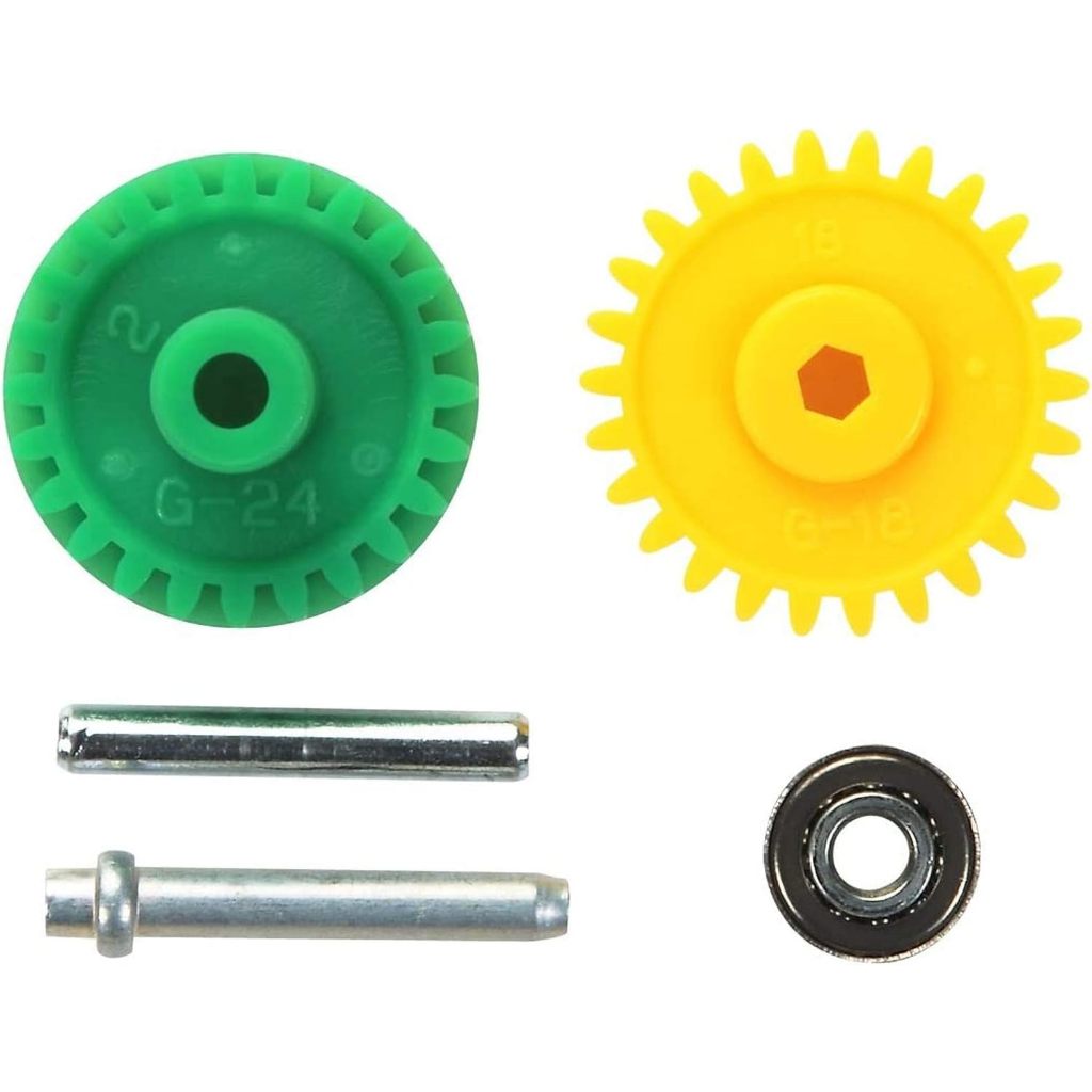 เฟืองขับหน้า/หลัง 3.7 Tamiya 15434 – High Speed EX Counter Gear Set (Gear Ratio 3.7:1) ของแท้100%