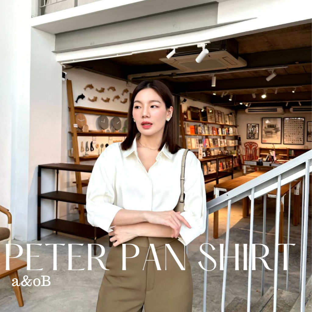 a&oB PETERPAN SHIRT (oversize shirt)ดูขนาดก่อนนะคะ